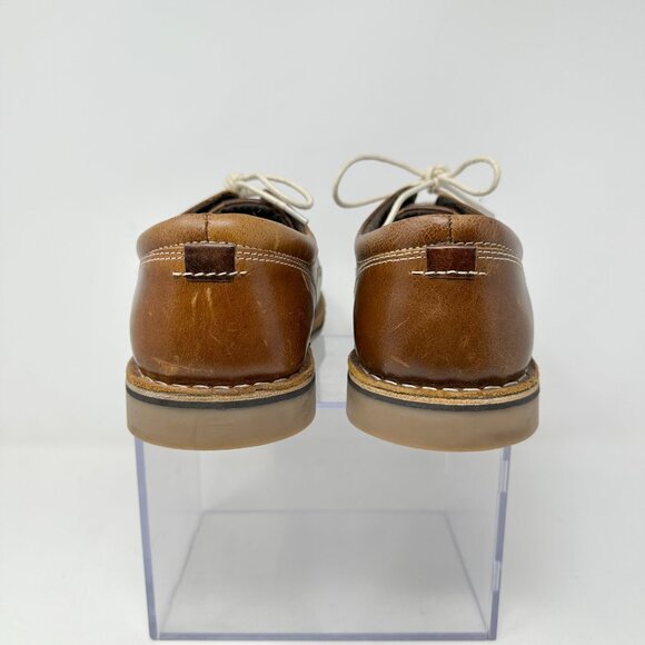 Steve Madden Mens sz 10 Leather Shoes - Harpoon 982 Wood Brown Oxfords - main image 6